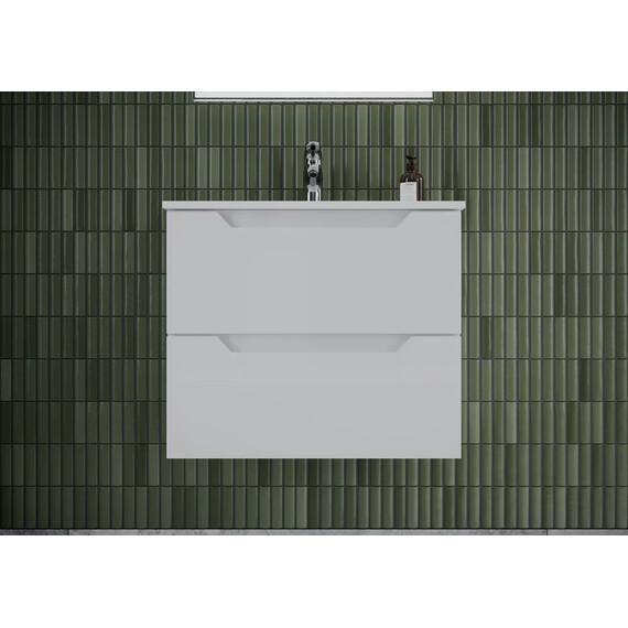 ТУМБА ПОДВЕСНАЯ SANCOS NORMA 2.0 590Х450Х500, C ДВУМЯ ЯЩИКАМИ ОСНАЩЕННЫМИ ДОВОДЧИКАМИ, БЕЛЫЙ ГЛЯНЕЦ , АРТ. NR2.060W