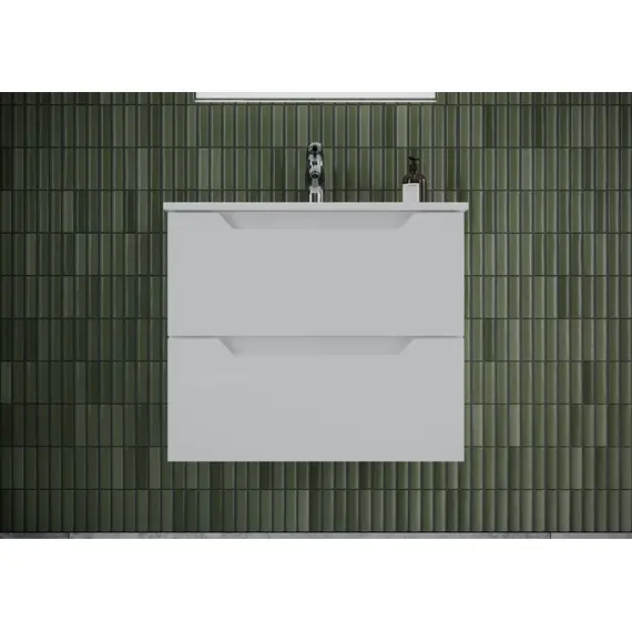 ТУМБА ПОДВЕСНАЯ SANCOS NORMA 2.0 590Х450Х500, C ДВУМЯ ЯЩИКАМИ ОСНАЩЕННЫМИ ДОВОДЧИКАМИ, БЕЛЫЙ ГЛЯНЕЦ , АРТ. NR2.060W