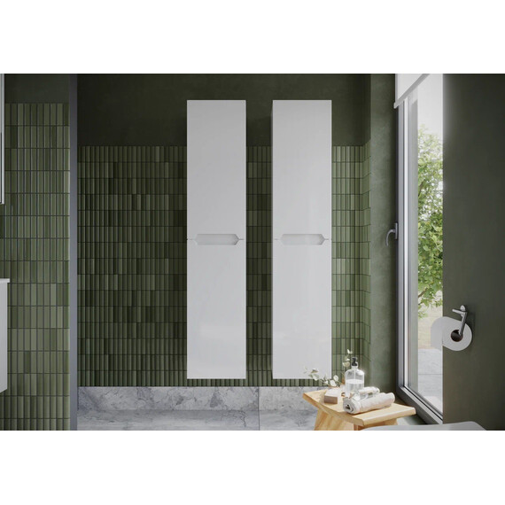 ШКАФ-ПЕНАЛ SANCOS NORMA 2.0 ПОДВЕСНОЙ БЕЛЫЙ ГЛЯНЕЦ, 350Х350Х1650 ММ, АРТ. PNR2.035W