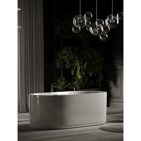 ВАННА АКРИЛОВАЯ ОТДЕЛЬНОСТОЯЩАЯ SANCOS FIORI 170X80X58, БЕЛАЯ