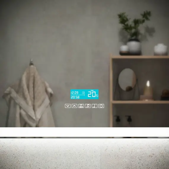 ЗЕРКАЛО ДЛЯ ВАННОЙ КОМНАТЫ SANCOS CITY 2.0  900X700  C  ПОДСВЕТКОЙ, АРТ.CI2.900