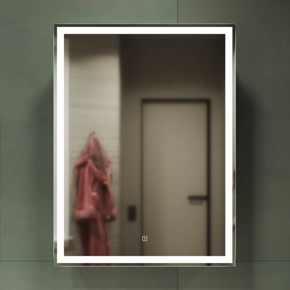 ЗЕРКАЛЬНЫЙ ШКАФ ДЛЯ ВАННОЙ КОМНАТЫ SANCOS  DIVA  600Х150Х800, С ПОДСВЕТКОЙ, АРТ.DI600