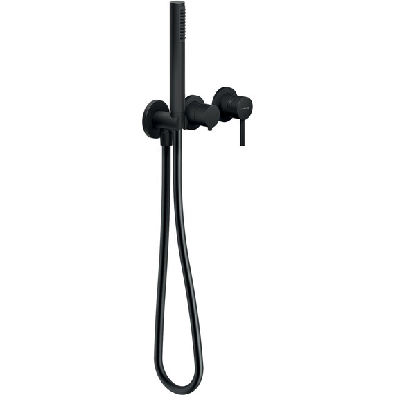 ДУШЕВОЙ НАБОР СО СМЕСИТЕЛЕМ ДЛЯ ВАННЫ NOBILI LIVE WESK100/1TBM VELVET BLACK ЧЕРНЫЙ МАТОВЫЙ