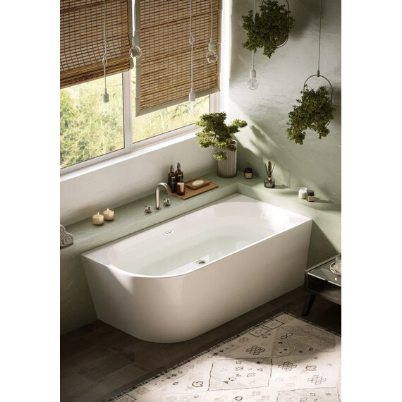 ВАННА АКРИЛОВАЯ ОТДЕЛЬНОСТОЯЩАЯ SANCOS VENETO R 170X80X60, БЕЛАЯ