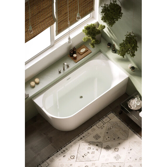 ВАННА АКРИЛОВАЯ ОТДЕЛЬНОСТОЯЩАЯ SANCOS VENETO R 170X80X60, БЕЛАЯ