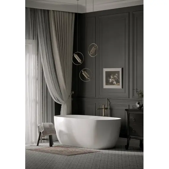 ВАННА АКРИЛОВАЯ ОТДЕЛЬНОСТОЯЩАЯ SANCOS SPACE 170X80X60, БЕЛАЯ