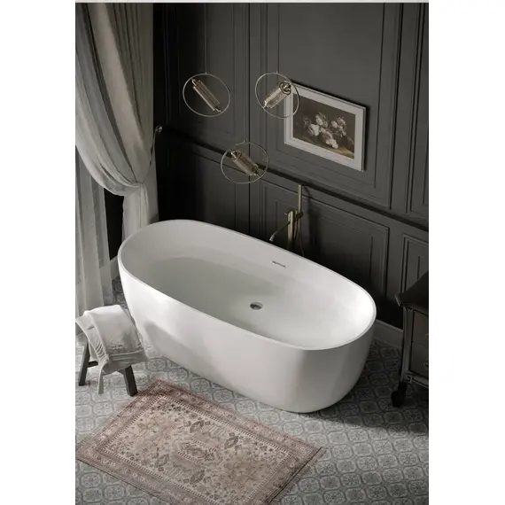 ВАННА АКРИЛОВАЯ ОТДЕЛЬНОСТОЯЩАЯ SANCOS SPACE 170X80X60, БЕЛАЯ