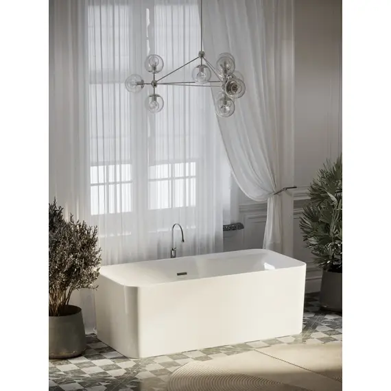 ВАННА АКРИЛОВАЯ ОТДЕЛЬНОСТОЯЩАЯ SANCOS SIGMA 170X80X58, БЕЛАЯ