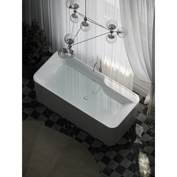 ВАННА АКРИЛОВАЯ ОТДЕЛЬНОСТОЯЩАЯ SANCOS SIGMA 170X80X58, БЕЛАЯ