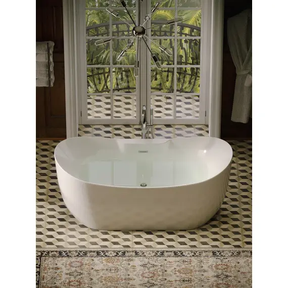 ВАННА АКРИЛОВАЯ ОТДЕЛЬНОСТОЯЩАЯ SANCOS JAZZ 170X80X74, БЕЛАЯ