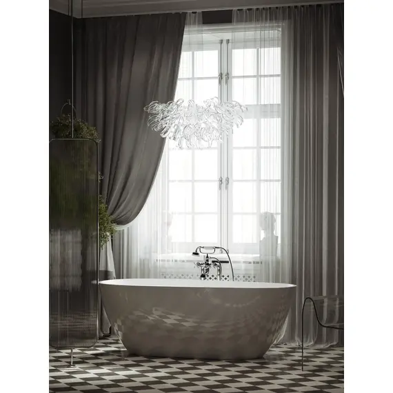 ВАННА АКРИЛОВАЯ ОТДЕЛЬНОСТОЯЩАЯ SANCOS AVOCADO 170X80X60, БЕЛАЯ