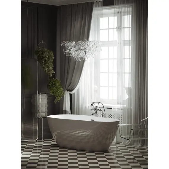 ВАННА АКРИЛОВАЯ ОТДЕЛЬНОСТОЯЩАЯ SANCOS AVOCADO 170X80X60, БЕЛАЯ