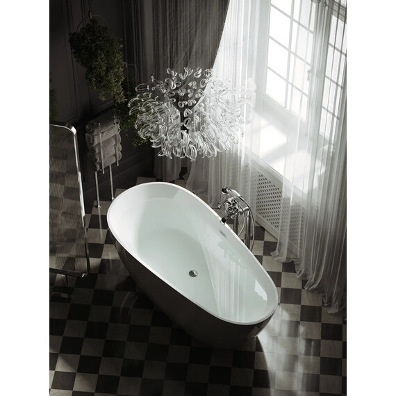 ВАННА АКРИЛОВАЯ ОТДЕЛЬНОСТОЯЩАЯ SANCOS AVOCADO 170X80X60, БЕЛАЯ