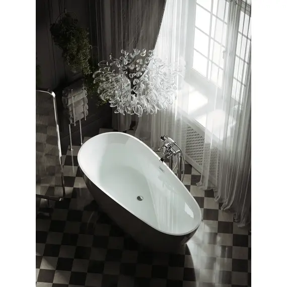 ВАННА АКРИЛОВАЯ ОТДЕЛЬНОСТОЯЩАЯ SANCOS AVOCADO 170X80X60, БЕЛАЯ