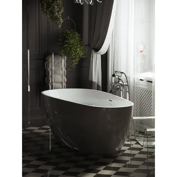 ВАННА АКРИЛОВАЯ ОТДЕЛЬНОСТОЯЩАЯ SANCOS AVOCADO 170X80X60, БЕЛАЯ