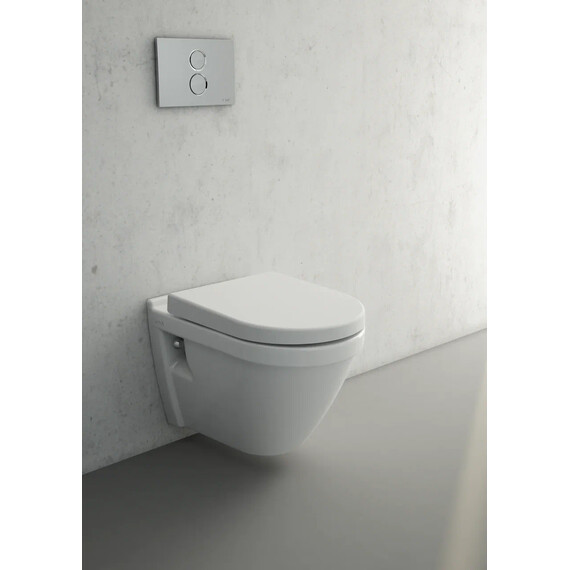 КОМПЛЕКТ ПОДВЕСНОГО УНИТАЗА VITRA S50 RIM-EX С ИНСТАЛЛЯЦИЕЙ И КНОПКОЙ, СИДЕНЬЕ МИКРОЛИФТ