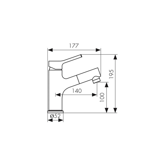 СМЕСИТЕЛЬ KAISER DOUGLAS ДЛЯ РАКОВИНЫ C ВЫДВИЖНОЙ ЛЕЙКОЙ