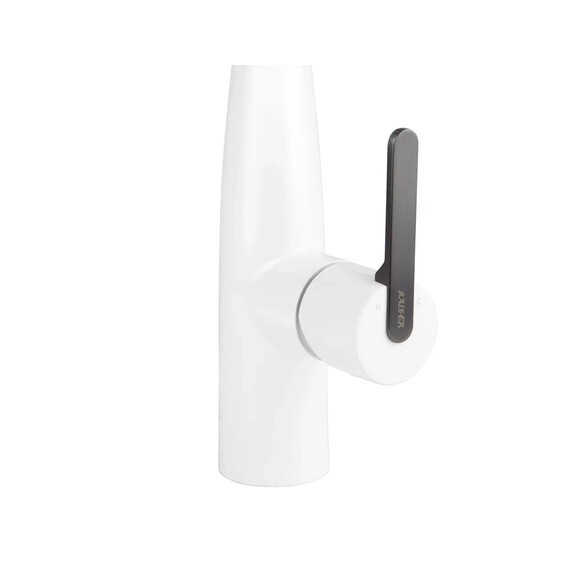 СМЕСИТЕЛЬ KAISER CLARO ДЛЯ КУХНИ С ВЫТЯЖНОЙ ЛЕЙКОЙ WHITE MATT/GUN METAL