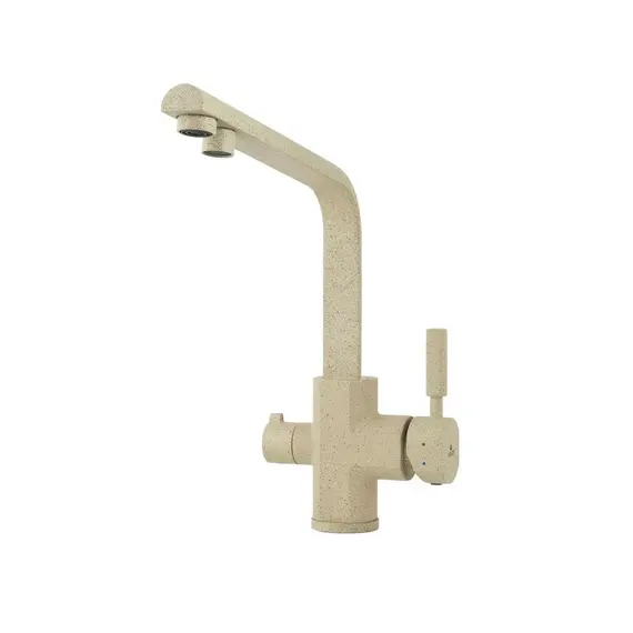 СМЕСИТЕЛЬ KAISER DECOR ДЛЯ КУХНИ БОКОВОЙ ПОД ФИЛЬТР (ПЕСОЧНЫЙ-302)