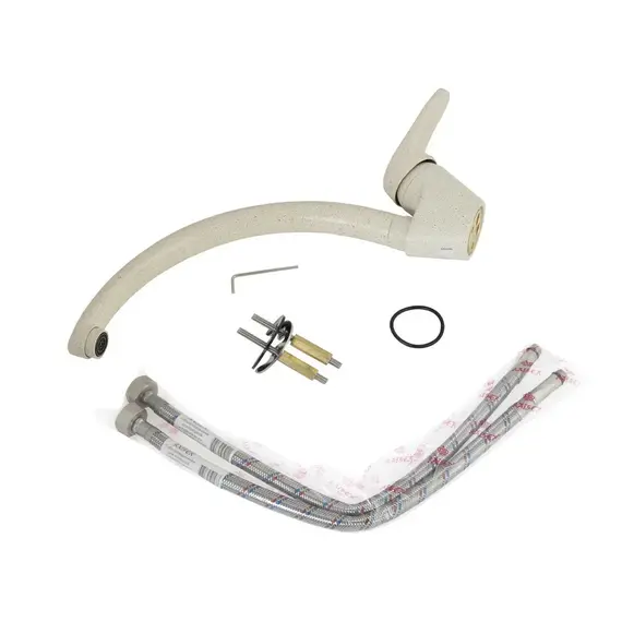 СМЕСИТЕЛЬ KAISER COUNTY ДЛЯ МОЙКИ БОКОВОЙ (БЕЖЕВЫЙ МРАМОР-328)