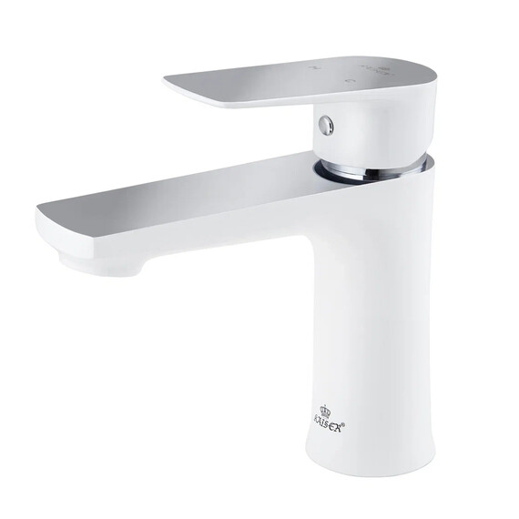 СМЕСИТЕЛЬ KAISER ATRIO ДЛЯ РАКОВИНЫ БЕЛЫЙ ХРОМ