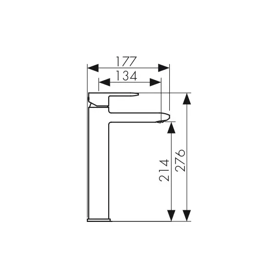СМЕСИТЕЛЬ KAISER ESTILO ДЛЯ РАКОВИНЫ ВЫСОКИЙ
