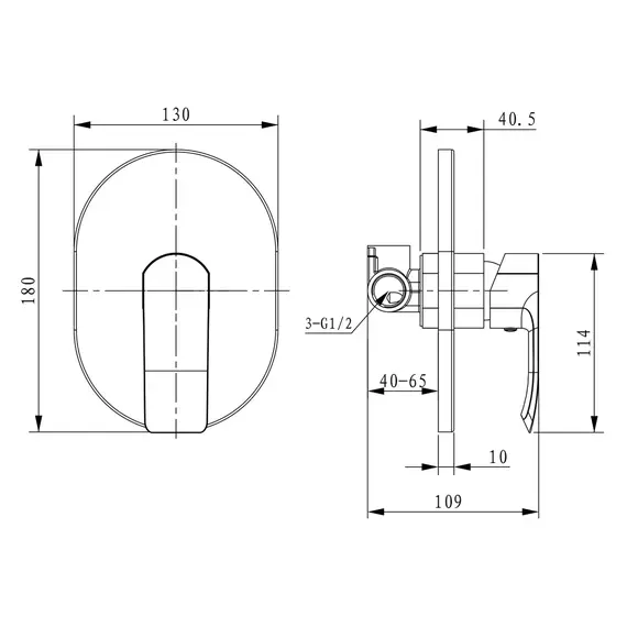 СМЕСИТЕЛЬ KAISER AURORA СКРЫТЫЙ МОНТАЖ БРОНЗА