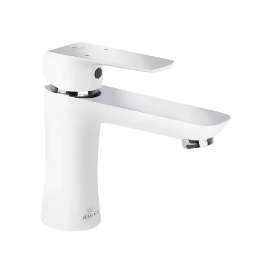 СМЕСИТЕЛЬ KAISER GLORY ДЛЯ РАКОВИНЫ ХРОМ БЕЛЫЙ