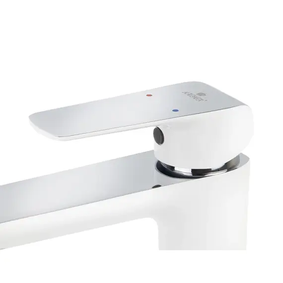 СМЕСИТЕЛЬ KAISER GLORY ДЛЯ РАКОВИНЫ ХРОМ БЕЛЫЙ