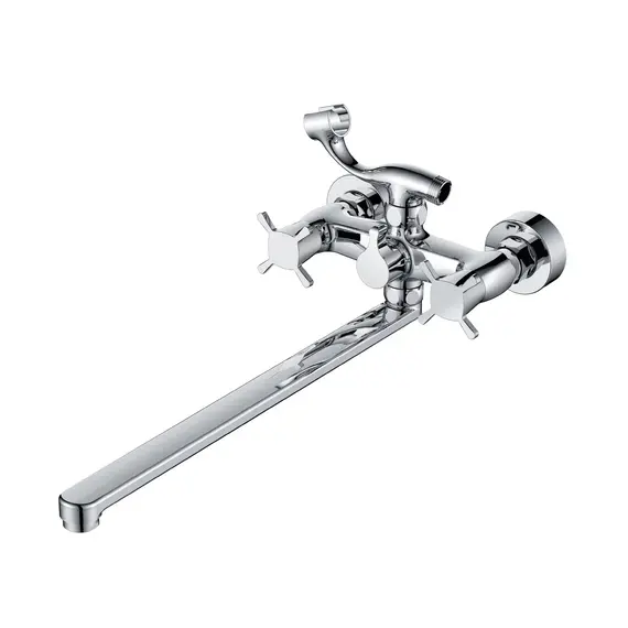 СМЕСИТЕЛЬ KAISER CUATRO ДЛЯ ВАННЫ С ДУШЕМ 4-ЛИСТНИК