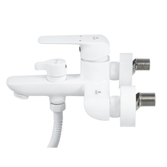 СМЕСИТЕЛЬ KAISER GLORY ДЛЯ ВАННЫ С ДУШЕМ БЕЛЫЙ