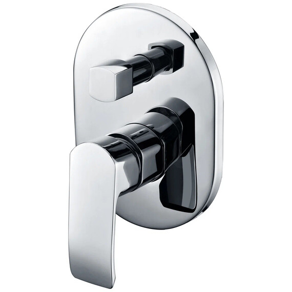 СМЕСИТЕЛЬ KAISER AURORA СКРЫТЫЙ МОНТАЖ С ПЕРЕКЛЮЧАТЕЛЕМ НА ДУШ ХРОМ