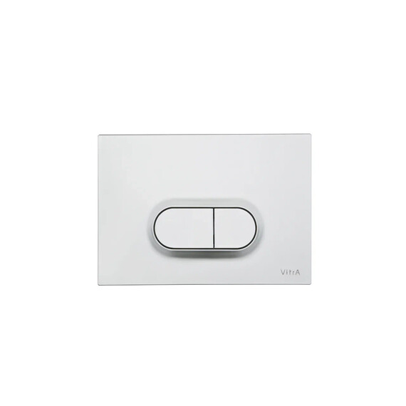 КОМПЛЕКТ ПОДВЕСНОЙ УНИТАЗ VITRA NORMUS, СИСТЕМА ИНСТАЛЛЯЦИИ VITRA V12, КНОПКА LOOP O МАТОВЫЙ ХРОМ, СИДЕНЬЕ СТАНДАРТ