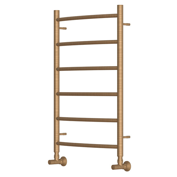 ПОЛОТЕНЦЕСУШИТЕЛЬ ВОДЯНОЙ POINT АФИНА PN04158BR П6 500X800, БРОНЗА