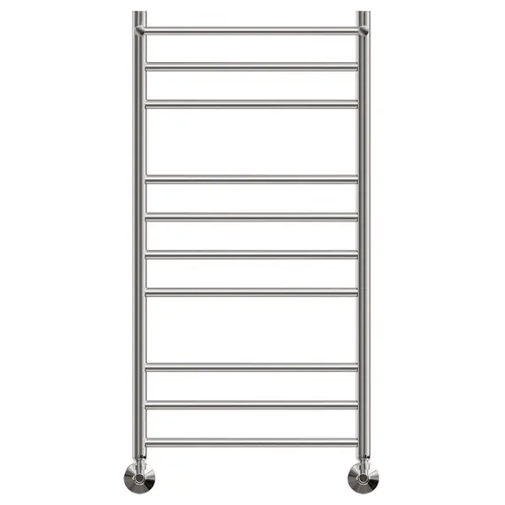 ПОЛОТЕНЦЕСУШИТЕЛЬ ВОДЯНОЙ POINT АВРОРА PN10150P П9 500X1000 С ПОЛКОЙ, ХРОМ