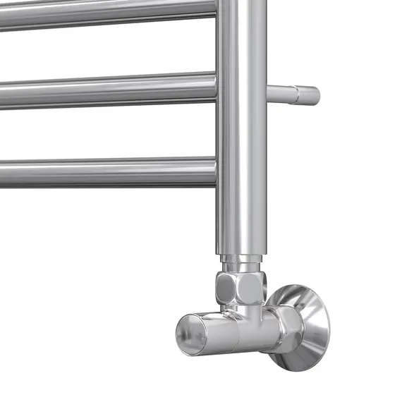 ПОЛОТЕНЦЕСУШИТЕЛЬ ВОДЯНОЙ POINT АВРОРА ПРЕМИУМ PN10150SP П14 500X1000 С ПОЛКОЙ, ХРОМ