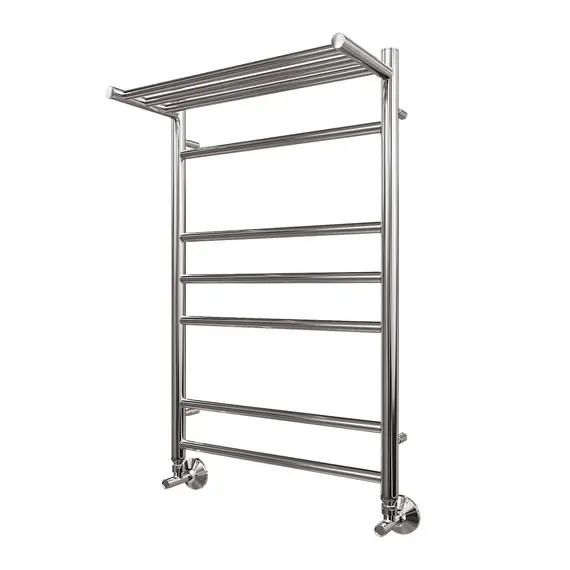 ПОЛОТЕНЦЕСУШИТЕЛЬ ВОДЯНОЙ POINT АВРОРА PN10158P П6 500X800 С ПОЛКОЙ, ХРОМ