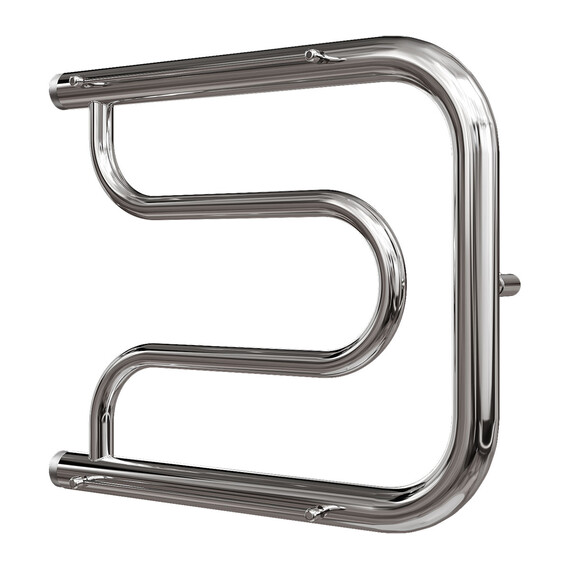 ПОЛОТЕНЦЕСУШИТЕЛЬ ВОДЯНОЙ POINT PN21334P 320X400 ФОКСТРОТ С ПОЛКОЙ, ХРОМ