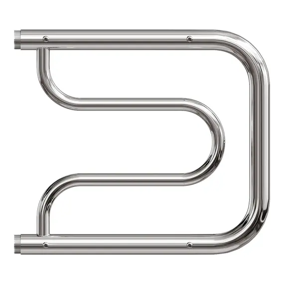 ПОЛОТЕНЦЕСУШИТЕЛЬ ВОДЯНОЙ POINT PN21334P 320X400 ФОКСТРОТ С ПОЛКОЙ, ХРОМ