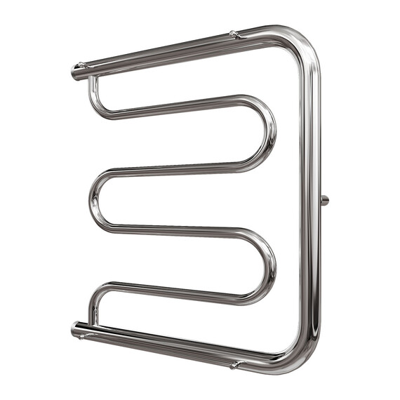 ПОЛОТЕНЦЕСУШИТЕЛЬ ВОДЯНОЙ POINT PN25554P 500X400 ФОКСТРОТ С ПОЛКОЙ, ХРОМ