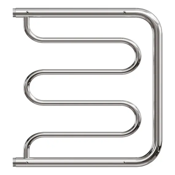 ПОЛОТЕНЦЕСУШИТЕЛЬ ВОДЯНОЙ POINT PN25555P 500X500 ФОКСТРОТ С ПОЛКОЙ, ХРОМ