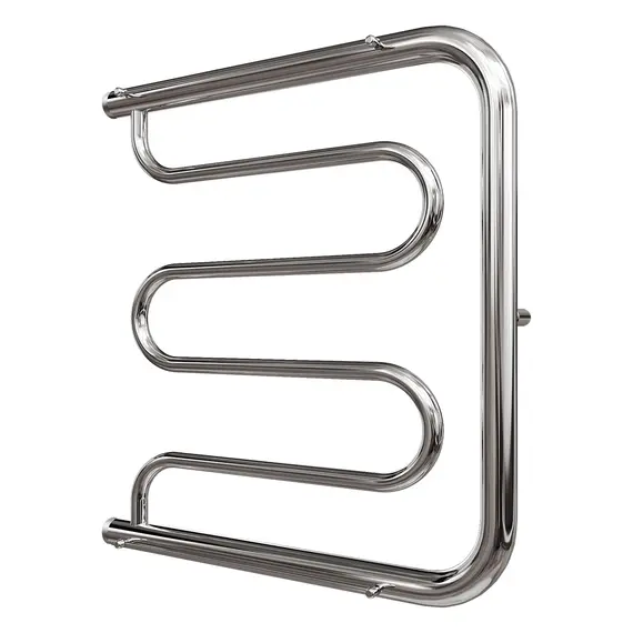 ПОЛОТЕНЦЕСУШИТЕЛЬ ВОДЯНОЙ POINT PN25556P 500X600 ФОКСТРОТ С ПОЛКОЙ, ХРОМ