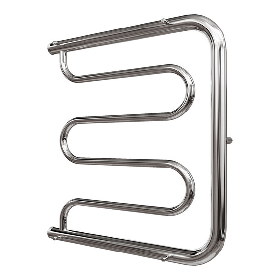 ПОЛОТЕНЦЕСУШИТЕЛЬ ВОДЯНОЙ POINT PN25557P 500X700 ФОКСТРОТ С ПОЛКОЙ, ХРОМ