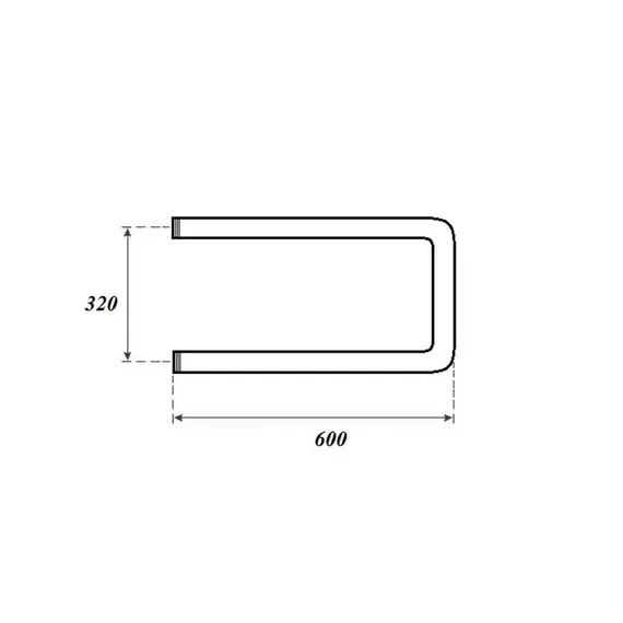 ПОЛОТЕНЦЕСУШИТЕЛЬ ВОДЯНОЙ POINT PN35336 320X600 П-ОБРАЗНЫЙ (1"), ХРОМ