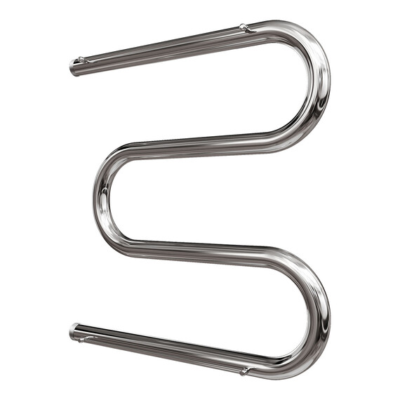 ПОЛОТЕНЦЕСУШИТЕЛЬ ВОДЯНОЙ POINT PN38556P 500X600 М-ОБРАЗНЫЙ (1") С ПОЛКОЙ, ХРОМ