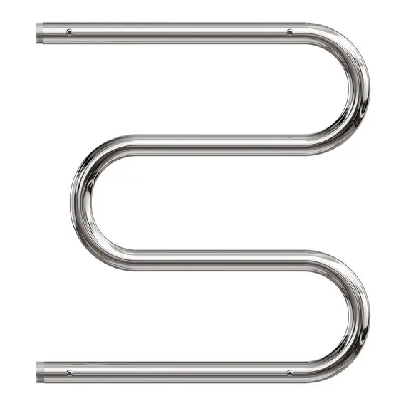 ПОЛОТЕНЦЕСУШИТЕЛЬ ВОДЯНОЙ POINT PN38557P 500X700 М-ОБРАЗНЫЙ (1") С ПОЛКОЙ, ХРОМ