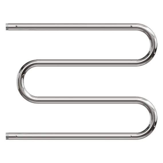 ПОЛОТЕНЦЕСУШИТЕЛЬ ВОДЯНОЙ POINT PN38665P 600X500 М-ОБРАЗНЫЙ (1") С ПОЛКОЙ, ХРОМ