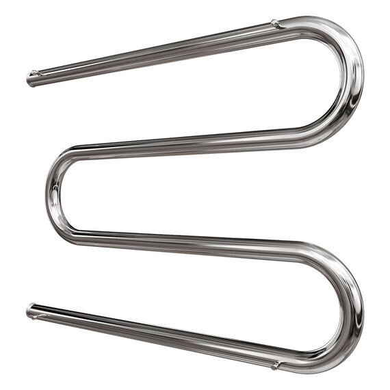 ПОЛОТЕНЦЕСУШИТЕЛЬ ВОДЯНОЙ POINT PN38666P 600X600 М-ОБРАЗНЫЙ (1") С ПОЛКОЙ, ХРОМ