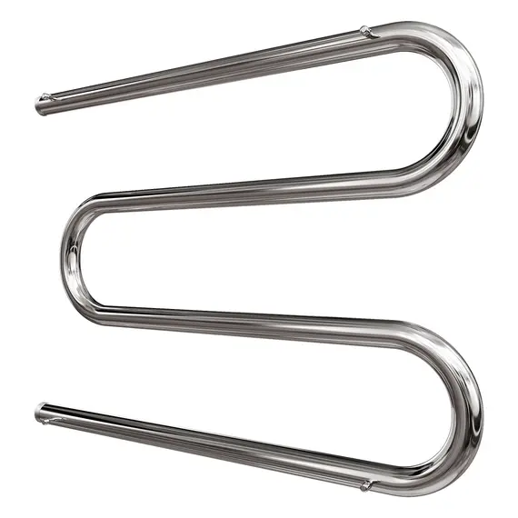 ПОЛОТЕНЦЕСУШИТЕЛЬ ВОДЯНОЙ POINT PN38666P 600X600 М-ОБРАЗНЫЙ (1") С ПОЛКОЙ, ХРОМ