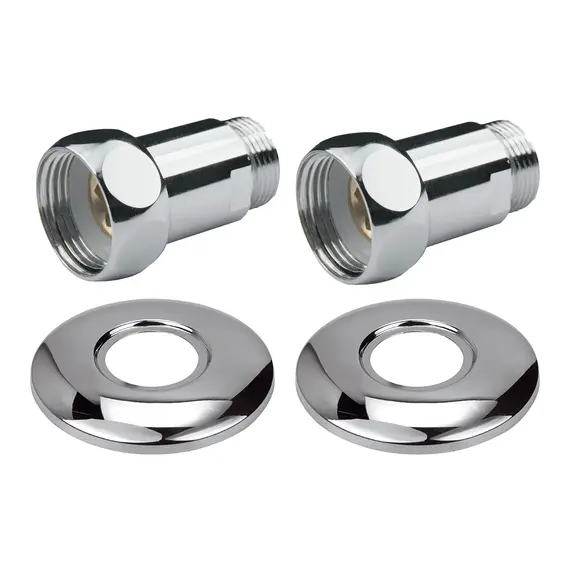 ПРЯМОЕ СОЕДИНЕНИЕ ДЛЯ ПОЛОТЕНЦЕСУШИТЕЛЯ POINT PN00005 1"Х3/4" Г/Ш, ХРОМ (ПАРА)